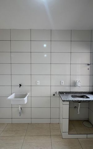 Studio para alugar com 30m², 1 quarto e sem vaga Studio para alugar com 30m², 1 quarto e sem vagaCozinha e Área de Serviço