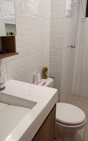 Apartamento para alugar com 69m², 3 quartos e 1 vaga Apartamento para alugar com 69m², 3 quartos e 1 vagaBanheiro social