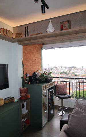 Apartamento à venda com 55m², 2 quartos e 2 vagasSala