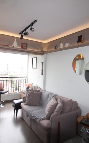 Apartamento à venda com 55m², 2 quartos e 2 vagasSala