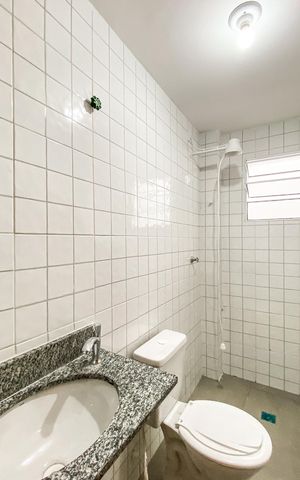 Apartamento para alugar com 50m², 2 quartos e sem vaga Apartamento para alugar com 50m², 2 quartos e sem vagaBanheiro
