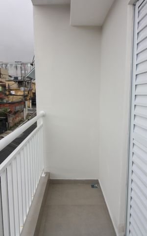 Apartamento para alugar com 60m², 2 quartos e sem vagaVaranda do quarto 2