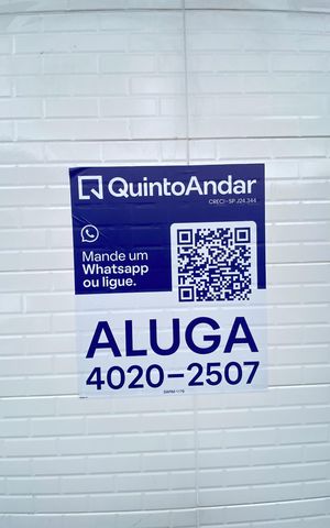 Apartamento para alugar com 38m², 1 quarto e sem vaga Apartamento para alugar com 38m², 1 quarto e sem vagaPlaca