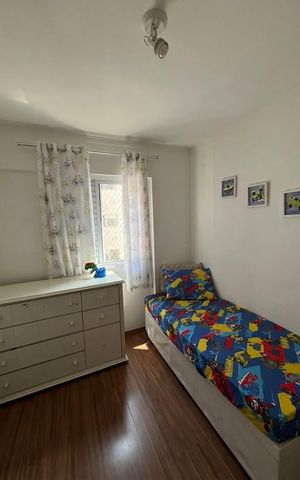 Apartamento à venda com 76m², 3 quartos e 2 vagas Apartamento à venda com 76m², 3 quartos e 2 vagasQuarto 3