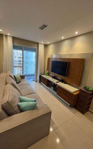 Apartamento à venda com 76m², 3 quartos e 2 vagas Apartamento à venda com 76m², 3 quartos e 2 vagasSala