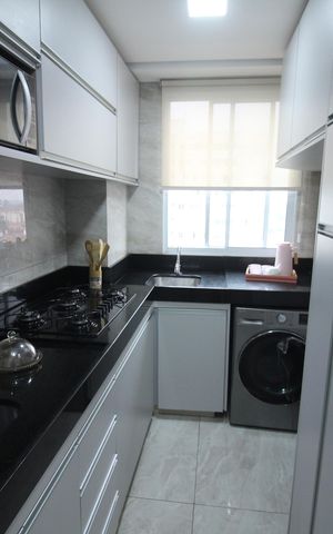 Apartamento à venda com 47m², 2 quartos e 1 vagaCozinha e Área de Serviço