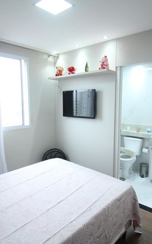Apartamento à venda com 47m², 2 quartos e 1 vagaQuarto 1