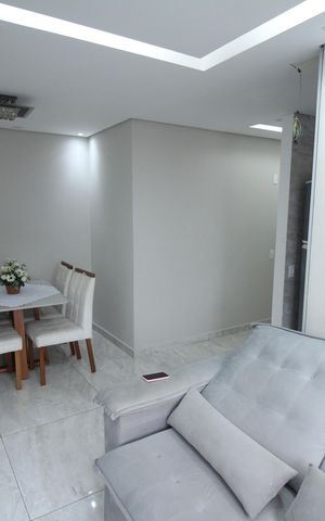 Apartamento à venda com 47m², 2 quartos e 1 vagaSala