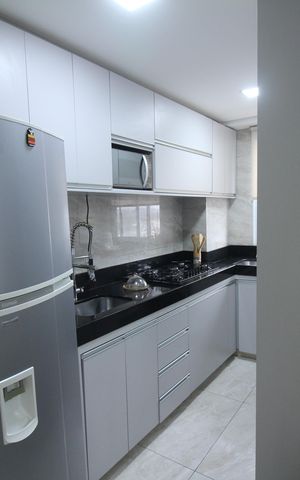 Apartamento à venda com 47m², 2 quartos e 1 vagaCozinha e Área de Serviço