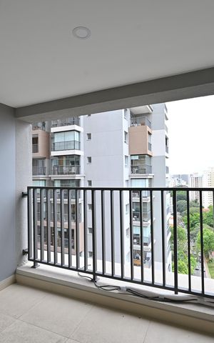 Studio para alugar com 26m², 1 quarto e sem vagaVaranda