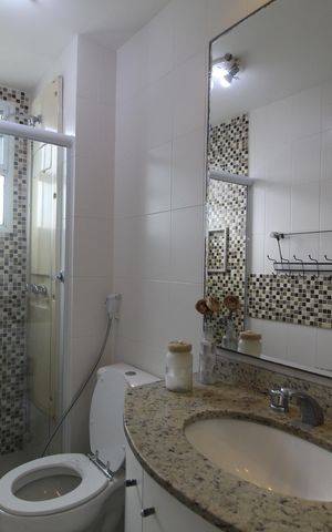 Apartamento à venda com 77m², 2 quartos e 1 vagaQuarto 1 - Suíte Canadense