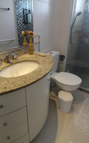 Apartamento à venda com 77m², 2 quartos e 1 vagaQuarto 2 - Suíte