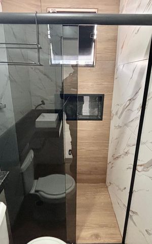 Casa para alugar com 32m², 1 quarto e sem vaga Casa para alugar com 32m², 1 quarto e sem vagaBanheiro