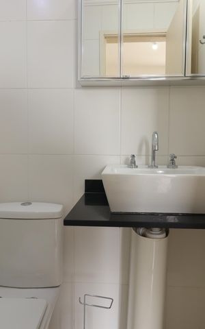 Apartamento para alugar com 65m², 3 quartos e 2 vagasBanheiro da Suíte
