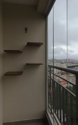 Apartamento para alugar com 65m², 3 quartos e 2 vagasSacada da Sala