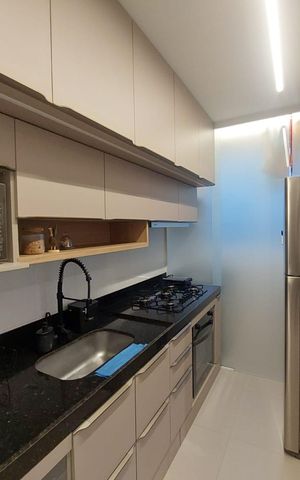 Apartamento à venda com 64m², 2 quartos e 2 vagas Apartamento à venda com 64m², 2 quartos e 2 vagascozinha