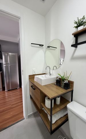 Studio para alugar com 27m², 1 quarto e sem vaga