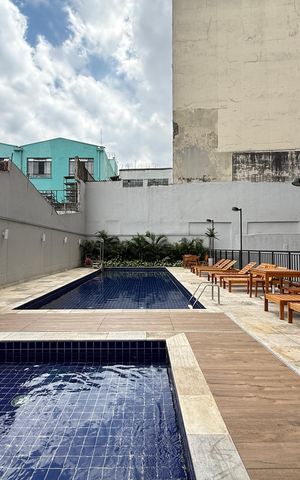 Studio para alugar com 27m², 1 quarto e sem vaga