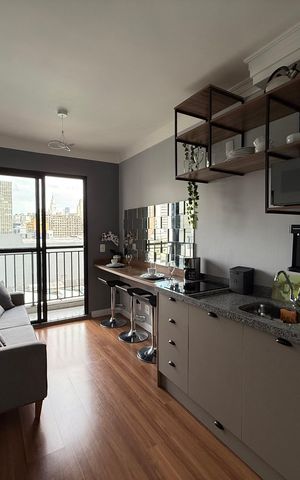 Studio para alugar com 27m², 1 quarto e sem vaga