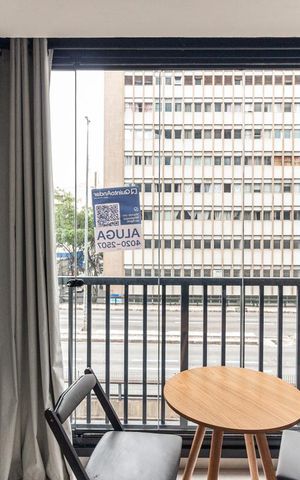 Studio para alugar com 27m², 1 quarto e sem vaga Studio para alugar com 27m², 1 quarto e sem vagaPlaquinha