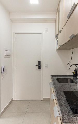 Studio para alugar com 27m², 1 quarto e sem vaga Studio para alugar com 27m², 1 quarto e sem vagaCozinha