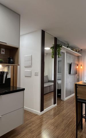 Apartamento à venda com 37m², 1 quarto e 1 vaga Apartamento à venda com 37m², 1 quarto e 1 vagaCozinha