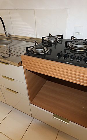 Apartamento à venda com 41m², 2 quartos e 1 vagaCozinha e Área de Serviço
