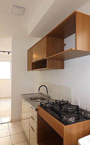 Apartamento à venda com 41m², 2 quartos e 1 vagaCozinha e Área de Serviço