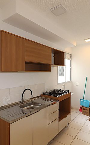 Apartamento à venda com 41m², 2 quartos e 1 vagaCozinha e Área de Serviço