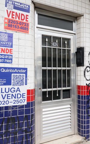 Apartamento à venda com 47m², 1 quarto e sem vaga Apartamento à venda com 47m², 1 quarto e sem vagaFachada