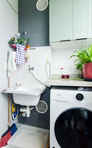 Apartamento à venda com 43m², 2 quartos e 1 vagaCozinha  e Área de Serviço 