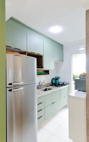Apartamento à venda com 43m², 2 quartos e 1 vagaCozinha  e Área de Serviço 