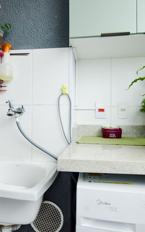 Apartamento à venda com 43m², 2 quartos e 1 vagaCozinha  e Área de Serviço 