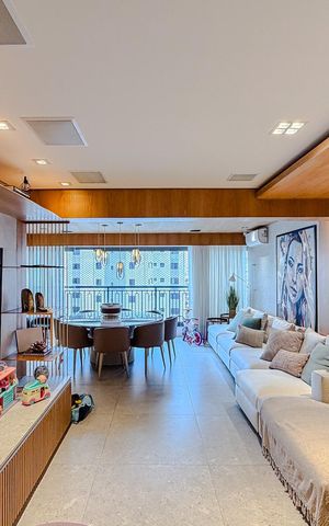Apartamento à venda com 147m², 3 quartos e 2 vagas Apartamento à venda com 147m², 3 quartos e 2 vagasSala