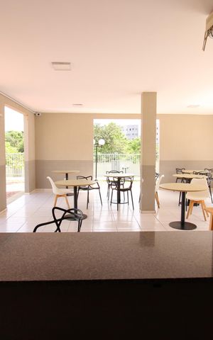 Apartamento para alugar com 45m², 2 quartos e 1 vagaÁrea comum - Salão de festas