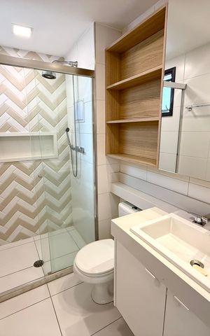 Apartamento à venda com 70m², 2 quartos e 1 vaga Apartamento à venda com 70m², 2 quartos e 1 vagaBanheiro