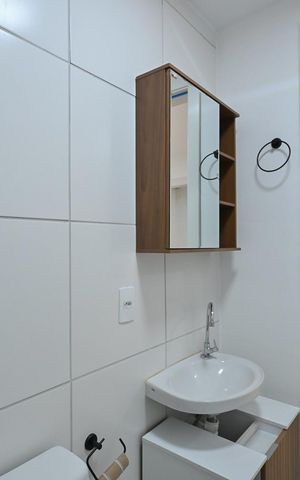 Apartamento para alugar com 40m², 2 quartos e sem vagaBanheiro