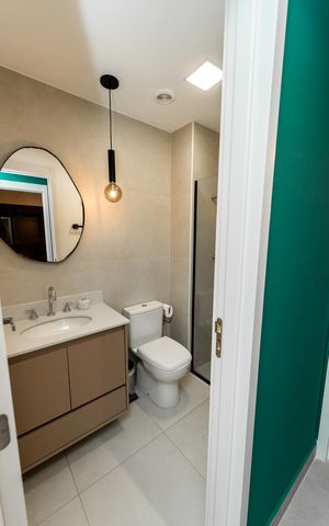 Apartamento à venda com 57m², 2 quartos e 1 vagaBanheiro 2