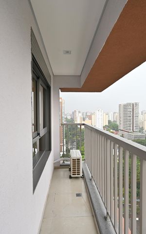 Apartamento para alugar com 32m², 1 quarto e sem vagaVaranda