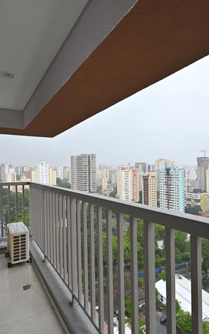 Apartamento para alugar com 32m², 1 quarto e sem vagaVaranda