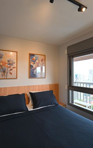 Apartamento para alugar com 32m², 1 quarto e sem vagaQuarto