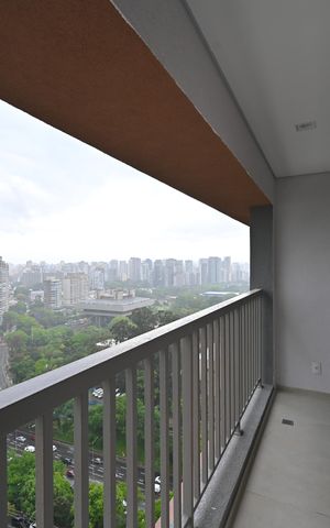 Apartamento para alugar com 32m², 1 quarto e sem vagaVaranda