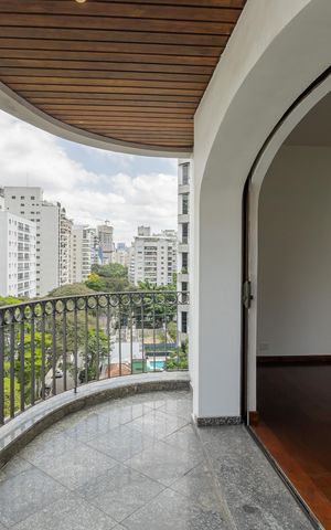 Apartamento para alugar com 230m², 5 quartos e 3 vagasSacada sala principal