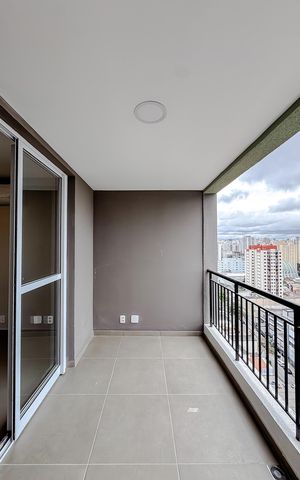 Studio para alugar com 29m², 1 quarto e sem vagaVaranda