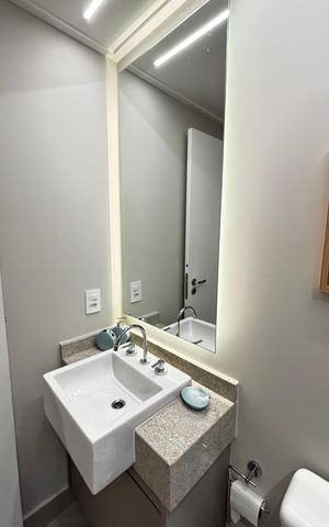 Apartamento à venda com 79m², 2 quartos e 2 vagas Apartamento à venda com 79m², 2 quartos e 2 vagasBanheiro da Suíte 2
