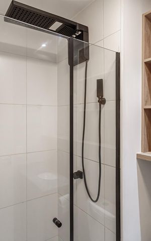 Apartamento para alugar com 26m², 1 quarto e sem vaga Apartamento para alugar com 26m², 1 quarto e sem vagaBanheiro da Suíte