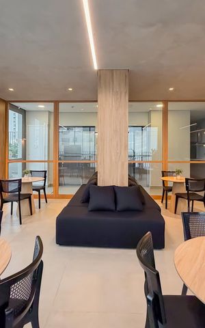 Studio à venda com 23m², 1 quarto e sem vaga Studio à venda com 23m², 1 quarto e sem vagaSalão de Festas