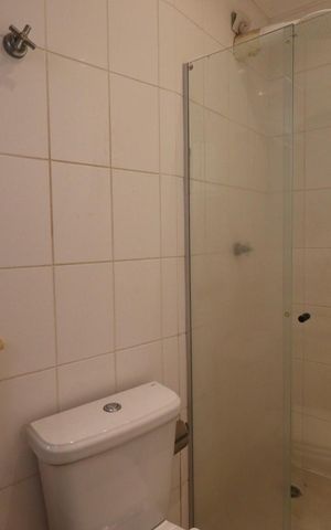 Apartamento para alugar com 63m², 2 quartos e 1 vaga Apartamento para alugar com 63m², 2 quartos e 1 vagaBanheiro da Suíte