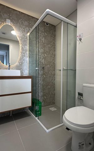 Apartamento para alugar com 60m², 2 quartos e 1 vaga Apartamento para alugar com 60m², 2 quartos e 1 vagaBanheiro