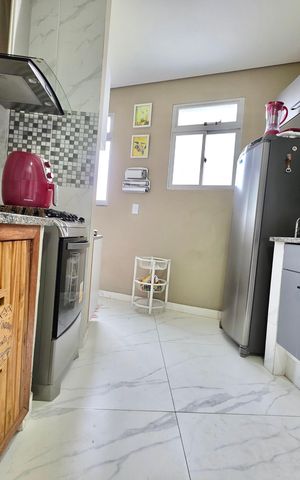 Apartamento para alugar com 67m², 2 quartos e 1 vaga Apartamento para alugar com 67m², 2 quartos e 1 vagaCozinha e Área de Serviço